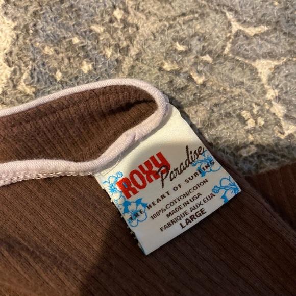 VINTAGE CROPPED ROXY TANK - Picture 2 of 3